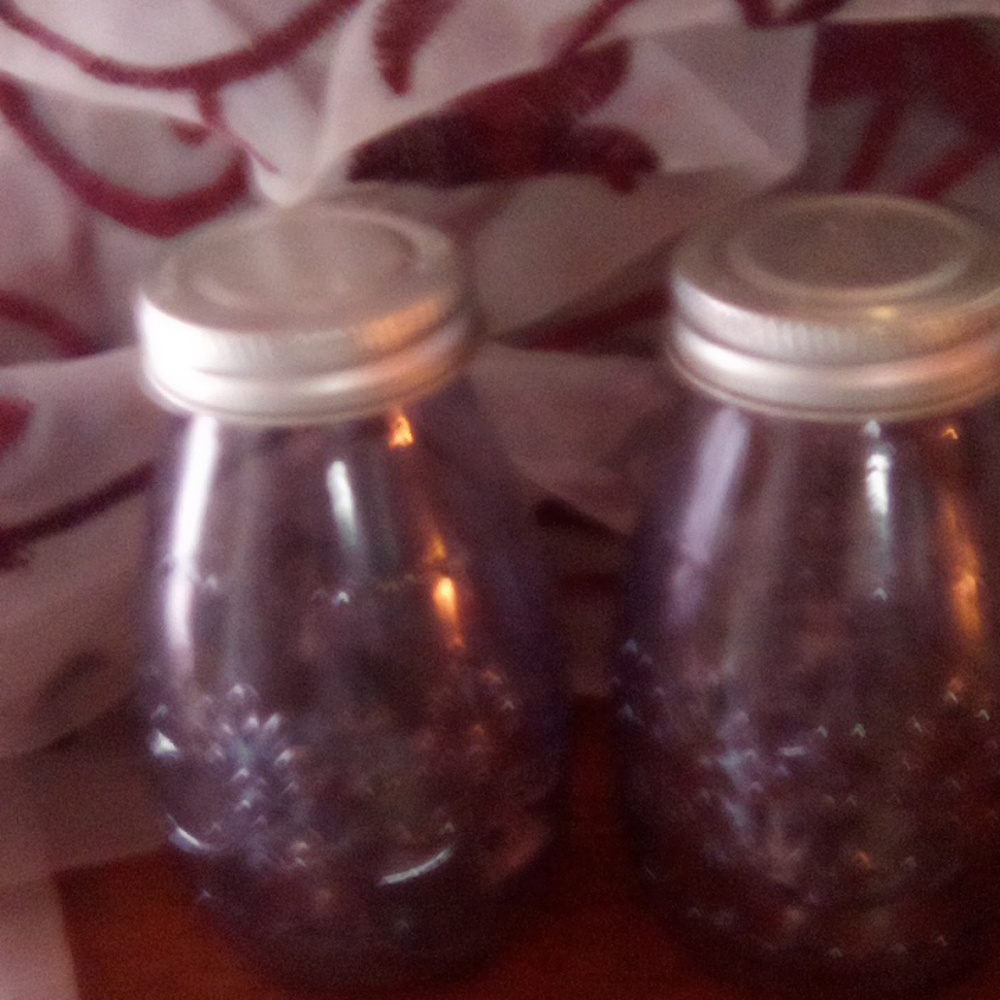 Purple containers